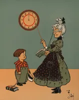 An illustration from Denslow's Mother Goose : being the old familiar rhymes and jingles of Mother Goose (1901)