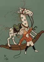 Picture 49 of 65 from Denslow's Mother Goose : being the old familiar rhymes and jingles of Mother Goose (1901), leaf 77
