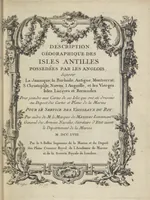 An illustration from Description geographique des isles Antilles possédées par les anglois (1758)