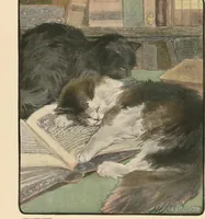Picture 8 of 14 from The book of the cat : with facsimiles of drawings in colour (1903), leaf 33