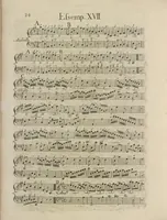 An illustration from The art of playing on the violin, containing all the rules necessary to attain to a perfection on that instrument : with great variety of compositions, which will also be very useful to those who study the violoncello, harpsichord &c (1751)