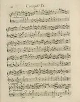 An illustration from The art of playing on the violin, containing all the rules necessary to attain to a perfection on that instrument : with great variety of compositions, which will also be very useful to those who study the violoncello, harpsichord &c (1751)