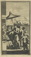 Picture 4 of 21 from De gedenkwaardige voyagie van Don Ferdinand de Soto na Florida : en desselfs ontdekking van de landen in dat gewest, met al wat aanmerkensswaardig op die vierjarige reyse is voorgevallen : gedaan anno 1539 en vervolgens (1706), leaf 20