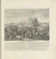 An illustration from Recueil d'estampes representant les différents événemens de la Guerre qui a procuré l'indépendance aux Etats Unis de l'Amérique (1784)