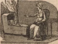 An illustration from Beauties of the New-England primer (1818)