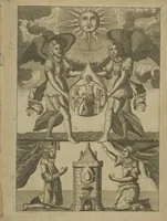 An illustration from Mutus liber, (1702)