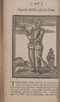 Picture 13 of 20 from The history and lives of all the most notorious pirates, and their crews, from Capt. Avery, who first settled at Madagascar, to Capt. John Gow, and James Williams, his Lieutenant, Etc. who were hang'd at Execution Dock, June 11, 1725, for Piracy and Murther, and afterwards hang'd in Chains between Blackwall and Deptford : giving a more full and true Account than any yet Published, of all their Murthers, Piracies, Maroonings, Places of Refuge, and Ways of Living. Adorn'd with Twenty Beautiful Cuts, being the Representation of each Pirate : To which is prefix'd, An Abstract of the Laws against Piracy (1725), leaf 124