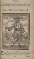 Picture 4 of 20 from The history and lives of all the most notorious pirates, and their crews, from Capt. Avery, who first settled at Madagascar, to Capt. John Gow, and James Williams, his Lieutenant, Etc. who were hang'd at Execution Dock, June 11, 1725, for Piracy and Murther, and afterwards hang'd in Chains between Blackwall and Deptford : giving a more full and true Account than any yet Published, of all their Murthers, Piracies, Maroonings, Places of Refuge, and Ways of Living. Adorn'd with Twenty Beautiful Cuts, being the Representation of each Pirate : To which is prefix'd, An Abstract of the Laws against Piracy (1725), leaf 47