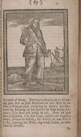 Picture 9 of 20 from The history and lives of all the most notorious pirates, and their crews, from Capt. Avery, who first settled at Madagascar, to Capt. John Gow, and James Williams, his Lieutenant, Etc. who were hang'd at Execution Dock, June 11, 1725, for Piracy and Murther, and afterwards hang'd in Chains between Blackwall and Deptford : giving a more full and true Account than any yet Published, of all their Murthers, Piracies, Maroonings, Places of Refuge, and Ways of Living. Adorn'd with Twenty Beautiful Cuts, being the Representation of each Pirate : To which is prefix'd, An Abstract of the Laws against Piracy (1725), leaf 85