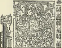 An illustration from Catalogue of the fifty manuscripts & printed books bequeathed to the British Museum by Alfred H. Huth (1912)