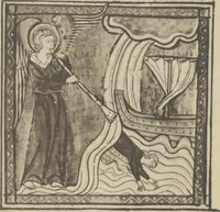 An illustration from Catalogue of the fifty manuscripts & printed books bequeathed to the British Museum by Alfred H. Huth (1912)