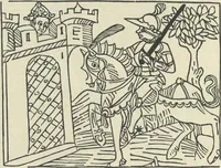 An illustration from Catalogue of the fifty manuscripts & printed books bequeathed to the British Museum by Alfred H. Huth (1912)
