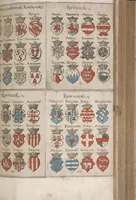 Picture 2 of 11 from Wappenbüchlein. Antzeygung deren Wappen darauf des Heyligen Römischen Reichs Grundtveste gepflantzt vnnd geordnet ist ... zu Eeren der römischen kayserlichen vnd kunigklichen Mayesteten (1555), leaf 4