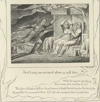 Picture 4 of 21 from Illustrations of the Book of Job, (1826), leaf 24