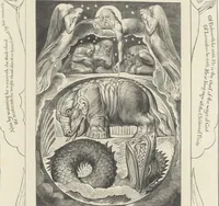 An illustration from Illustrations of the Book of Job, (1826)