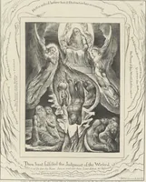 Picture 16 of 21 from Illustrations of the Book of Job, (1826), leaf 72