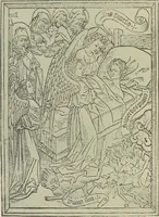 An illustration from From Holbein to Whistler, notes on drawing and engraving, / by Alfred Mansfield Brooks. (1920)