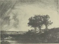 Picture 43 of 58 from From Holbein to Whistler, notes on drawing and engraving, / by Alfred Mansfield Brooks. (1920), leaf 158
