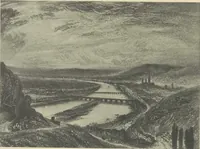 An illustration from From Holbein to Whistler, notes on drawing and engraving, / by Alfred Mansfield Brooks. (1920)