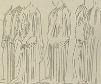 An illustration from From Holbein to Whistler, notes on drawing and engraving, / by Alfred Mansfield Brooks. (1920)
