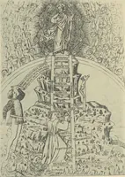 An illustration from From Holbein to Whistler, notes on drawing and engraving, / by Alfred Mansfield Brooks. (1920)