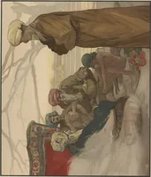 Picture 7 of 11 from Sixteen illustrations of subjects from Kipling's "Jungle book" (1903), leaf 22