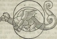 An illustration from Heinrich Cornelius Agrippa's von Nettesheim Magische Werke : sammt den geheimnitzvollen Schriften des Petrus von Abano, Pictorius von Villingen, Gerhard von Cremona, Abt Tritheim von Spanheim, dem Buche Arbatel, der sogenannten Heil. Geist-Kunst und verschiedenen anderen. Zweites Bändchen (1855)