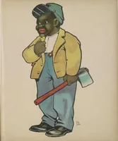 Picture 51 of 53 from ABC in Dixie : a plantation alphabet (1908), leaf 57