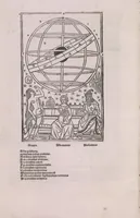 An illustration from Textus De Sphera Iohannis de Sacrobosco : Cum Additione (quantum necessarium est) adiecta : Nouo co[m]mentario nuper edito Ad vtilitatem studentiu[m] Philosophice Parisien[sis] Academie : illustratus (1494)