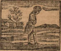 An illustration from The history of little Goody Twoshoes, otherwise called Mrs. Margery Twoshoes : with the means by which she acquired her learning and wisdom and in consequence thereof her estate ... see the original manuscript in the Vatican at Rome, and the cuts by Michael Angelo, illustrated with the comments of our great modern criticks (1787)