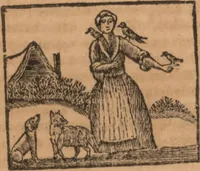 An illustration from The history of little Goody Twoshoes, otherwise called Mrs. Margery Twoshoes : with the means by which she acquired her learning and wisdom and in consequence thereof her estate ... see the original manuscript in the Vatican at Rome, and the cuts by Michael Angelo, illustrated with the comments of our great modern criticks (1787)