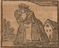 An illustration from The history of little Goody Twoshoes, otherwise called Mrs. Margery Twoshoes : with the means by which she acquired her learning and wisdom and in consequence thereof her estate ... see the original manuscript in the Vatican at Rome, and the cuts by Michael Angelo, illustrated with the comments of our great modern criticks (1787)
