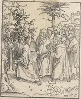 Picture 3 of 30 from Passional Christi und Antichristi (1521), leaf 7