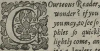 An illustration from Hocus pocus junior : the anatomie of legerdemain, or, The art of jugling set forth in his proper colours, fully, plainly, and exactly, so that an ignorant person may thereby learn the full perfection of the same, after a little practice : unto each tricke is added the figure, where it is needfull for instruction (1635)