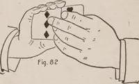 An illustration from Artifice, ruse, and subterfuge at the card table : a treatise on the science and art of manipulating cards (1905)