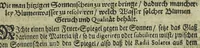 An illustration from Wolffgangi Hildebrands neu-vermehrt, vortrefflich, ausserlesen curieuses Kunst und Wunderbuch : darinnen begriffen wunderbahre Geheimnüsse und Kunststücke, wie man nemlich mit dem gantzen menschlichen Cörper zahmen und wilden Thieren, Vogeln, Fischen, Ungezieffern, allerley Gewächsen und Pflantzungen : auch sonsten fast unerhörte wunderbahrliche Sachen verrichten : auch etliche Wunder-Schrifften künstlich zu bereiten : zu löblicher und lustiger Ubung gebrauchen und die Zeit nützlich zu vertreiben, beneben Erzehlung vieler wunderlichen Dingen, so hin und wieder in der Welt gefunden werden : mit angehengter Beschreibung des Paradiess Luft-Garten und Planetenbuche, dabey eine vollkommene Beschreibung der Physiognomiae, Chiromantiae und Distillir-Kunst (1704)