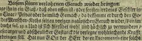 An illustration from Wolffgangi Hildebrands neu-vermehrt, vortrefflich, ausserlesen curieuses Kunst und Wunderbuch : darinnen begriffen wunderbahre Geheimnüsse und Kunststücke, wie man nemlich mit dem gantzen menschlichen Cörper zahmen und wilden Thieren, Vogeln, Fischen, Ungezieffern, allerley Gewächsen und Pflantzungen : auch sonsten fast unerhörte wunderbahrliche Sachen verrichten : auch etliche Wunder-Schrifften künstlich zu bereiten : zu löblicher und lustiger Ubung gebrauchen und die Zeit nützlich zu vertreiben, beneben Erzehlung vieler wunderlichen Dingen, so hin und wieder in der Welt gefunden werden : mit angehengter Beschreibung des Paradiess Luft-Garten und Planetenbuche, dabey eine vollkommene Beschreibung der Physiognomiae, Chiromantiae und Distillir-Kunst (1704)