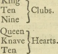 Picture 5 of 14 from Rational recreations, in which the principles of numbers and natural philosophy are clearly and copiously elucidated, by a series of easy, entertaining, interesting experiments. Among which are all those commonly performed with the cards (1782), leaf 85