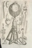 An illustration from Nova experimenta physico-mechanica de vi aëris elastica et eiusdem effectibus : facta maximam partem in nova machina pnevmatica (1680)