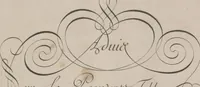 An illustration from L'art d'écrire par Alais (1680)