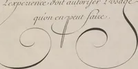 An illustration from L'art d'écrire par Alais (1680)