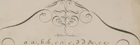 An illustration from L'art d'écrire par Alais (1680)