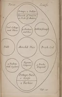 Picture 18 of 24 from Royal cookery, or, The complete court-cook : containing the choicest receipts in all the particular branches of cookery now in use in the Queen's palaces of St. James's, Kensington, Hampton-Court, and Windsor : with near forty figures (curiously engraven on copper) of the magnificent entertainments at coronations, instalment, balls, weddings, &c. at court ... (1710), leaf 123