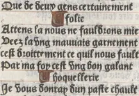 An illustration from Bien, aduise mal, aduise (1499)