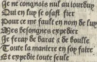 An illustration from Bien, aduise mal, aduise (1499)