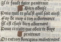 An illustration from Bien, aduise mal, aduise (1499)