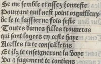 An illustration from Bien, aduise mal, aduise (1499)