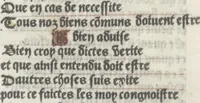 An illustration from Bien, aduise mal, aduise (1499)
