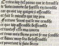 An illustration from Bien, aduise mal, aduise (1499)