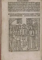 An illustration from The Knyght of the Swanne (1512)
